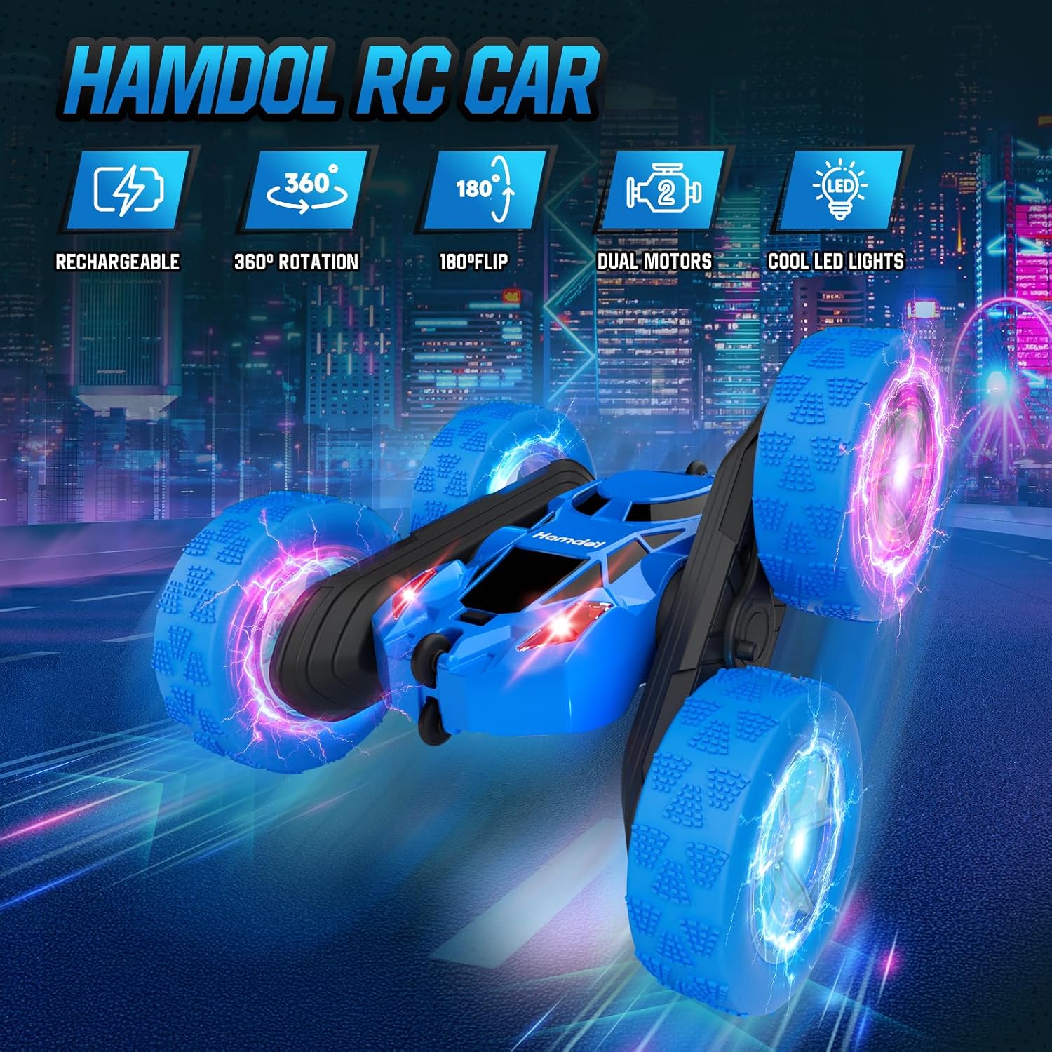 Thumbnail 1 de Hamdol STEM Remote Control Car for Kids 6–12
