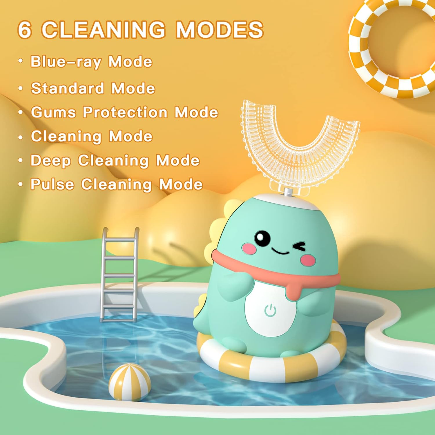 Detalle de Kids U-Shaped Electric Toothbrush