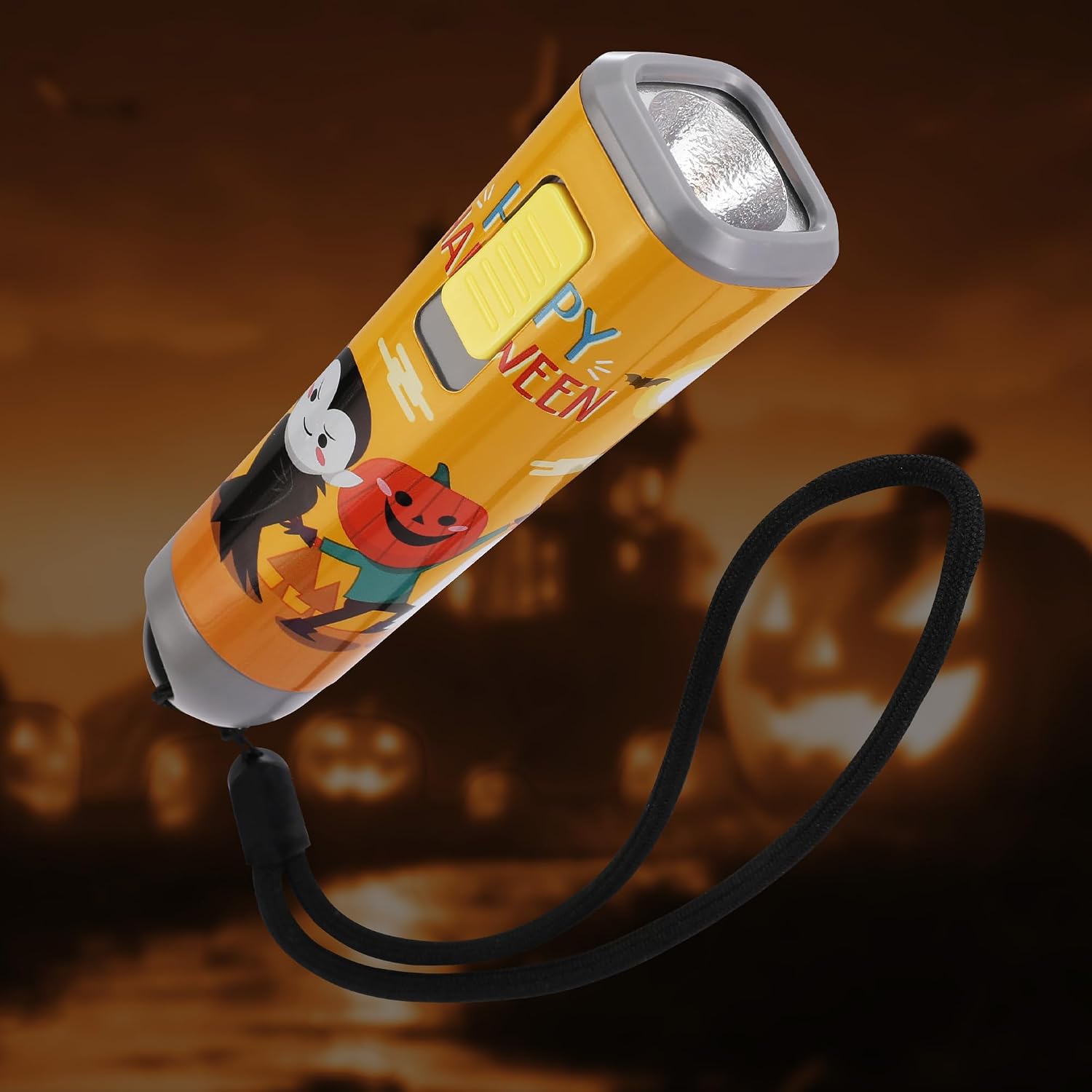 Detalle 2 de EverBrite E012066 Halloween-zaklamp, oranje ledlamp van 1 W
