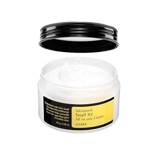 Detalle de COSRX Snail Mucin 92% Face Moisturizer for Soft & Glowy Skin (3.52 oz)