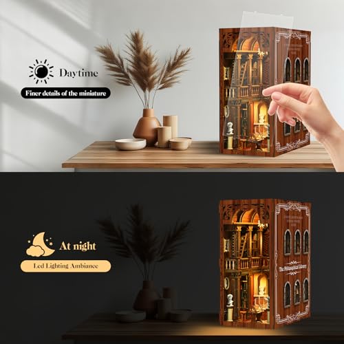 Detalle 1 de LUMYCE Kit de Casas en Miniatura con Luces LED 🏡