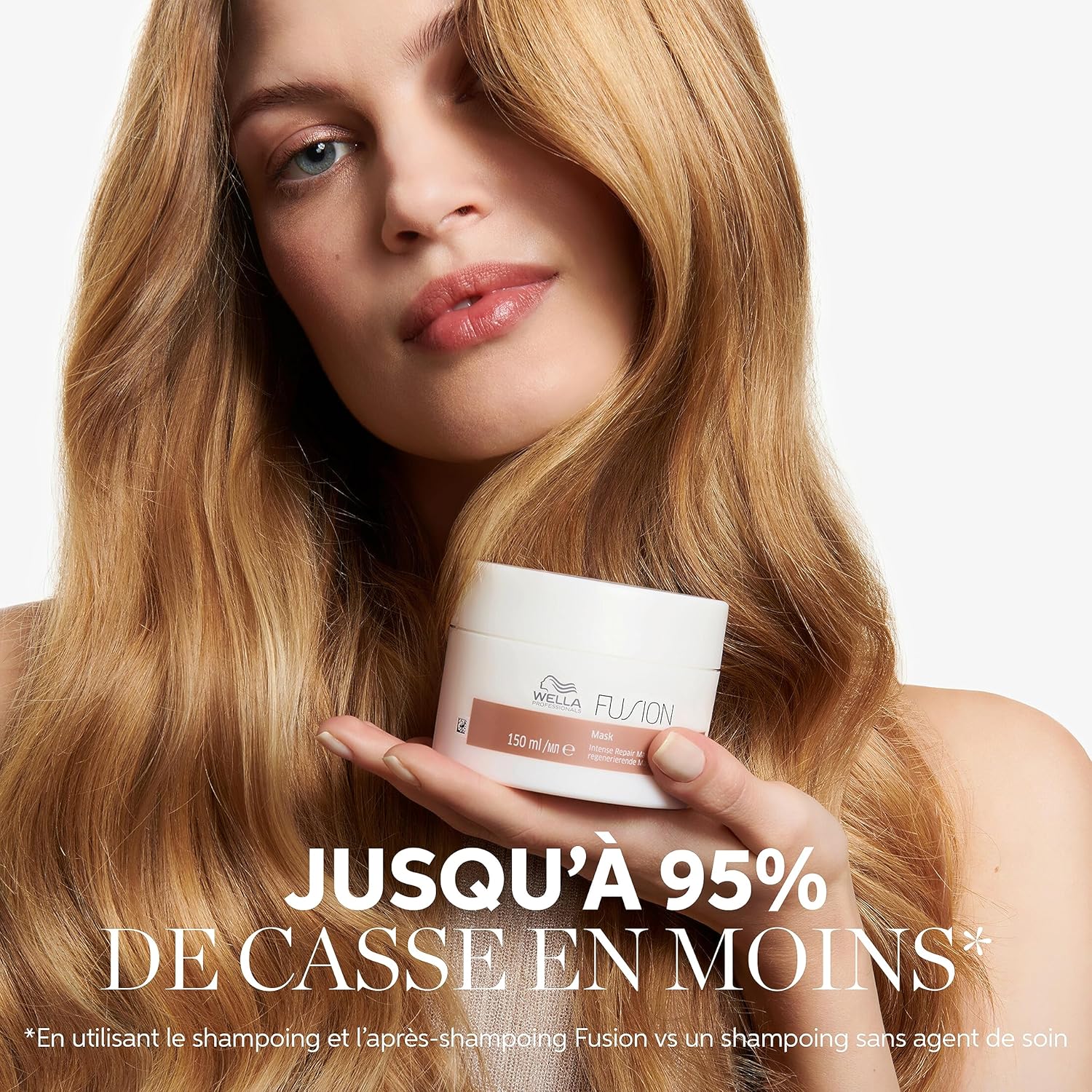 Thumbnail 1 de Wella Professionals Fusion Masque Réparation Intense : masque nourrissant, démêlant et anti-rotures pour cheveux secs et abîmés