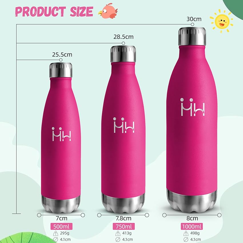 Thumbnail 4 de HoneyHolly Botella Térmica 500ML 🍶 Duradera, Aislamiento, Sin Fugas