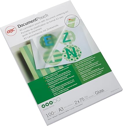 GBC 3200745 Carteras A3 75 Micras (Caja 100) 📄