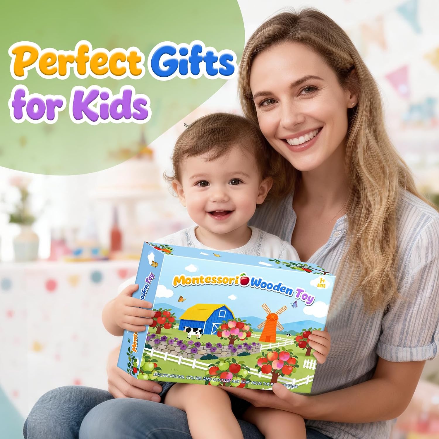 Thumbnail 6 de Joozmui Montessori Colour Sorting Apple Picking Toys for Toddlers