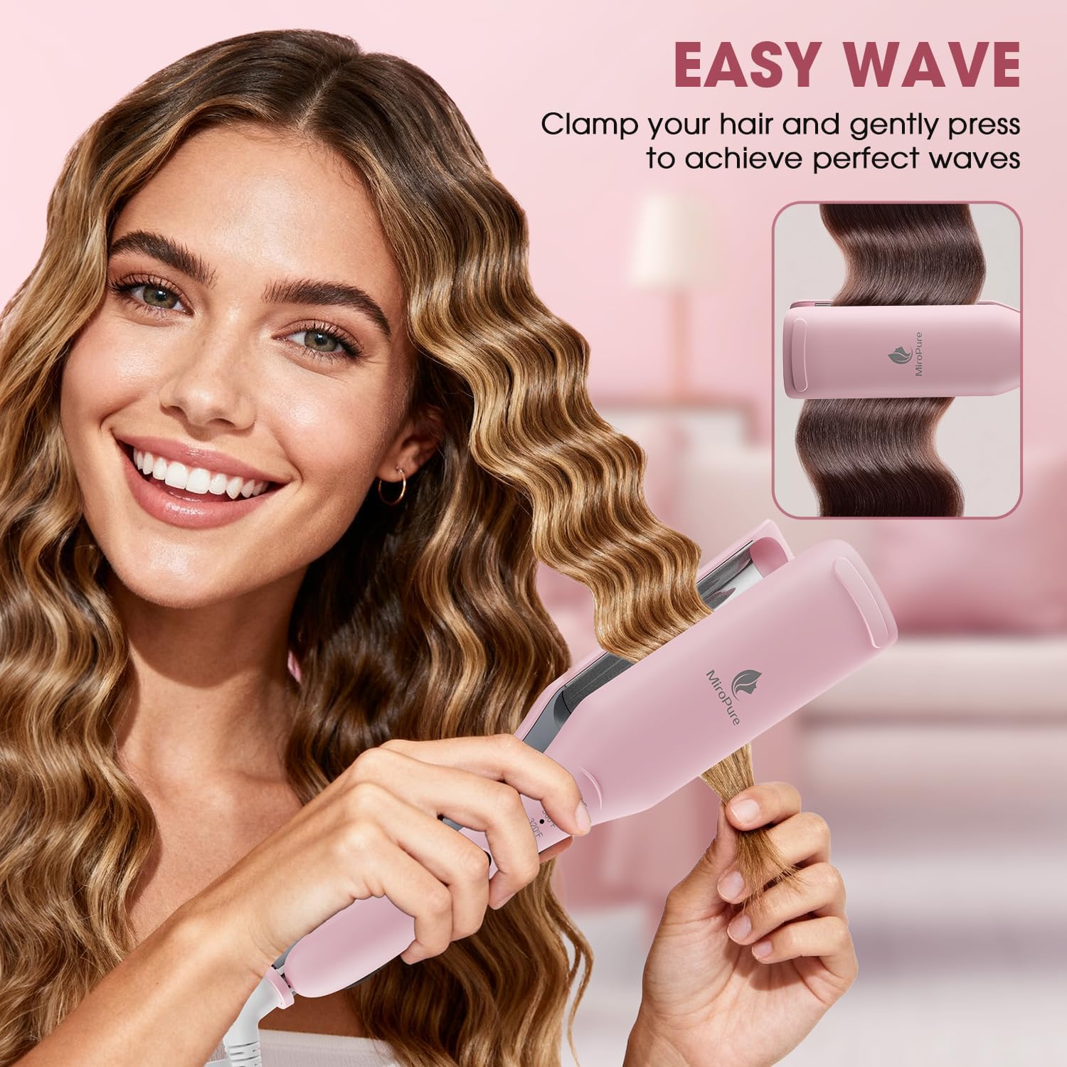 Detalle 2 de MiroPure Waves 1-inch Hair Waver