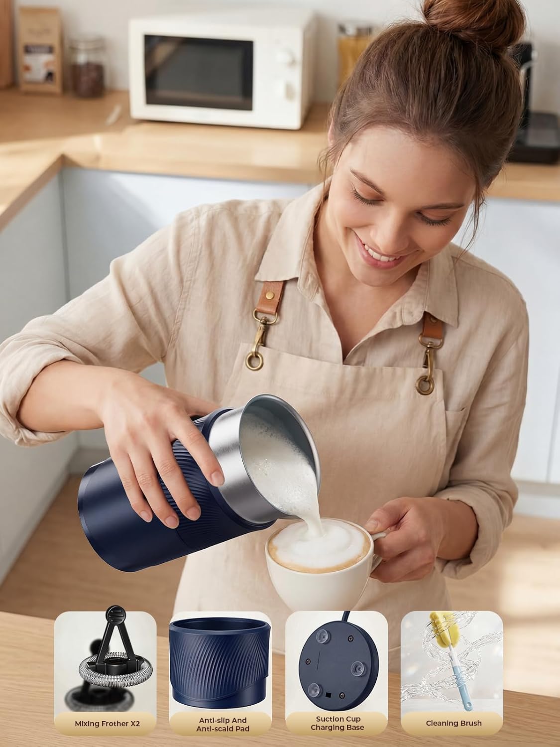 Thumbnail 4 de Electric Milk Frother 350ml