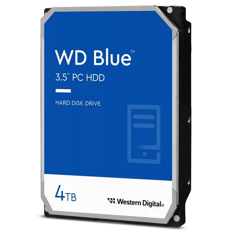 Detalle de WD Blue 4TB 3.5" SATA3 — disco duro para sobremesa de confianza y gran capacidad