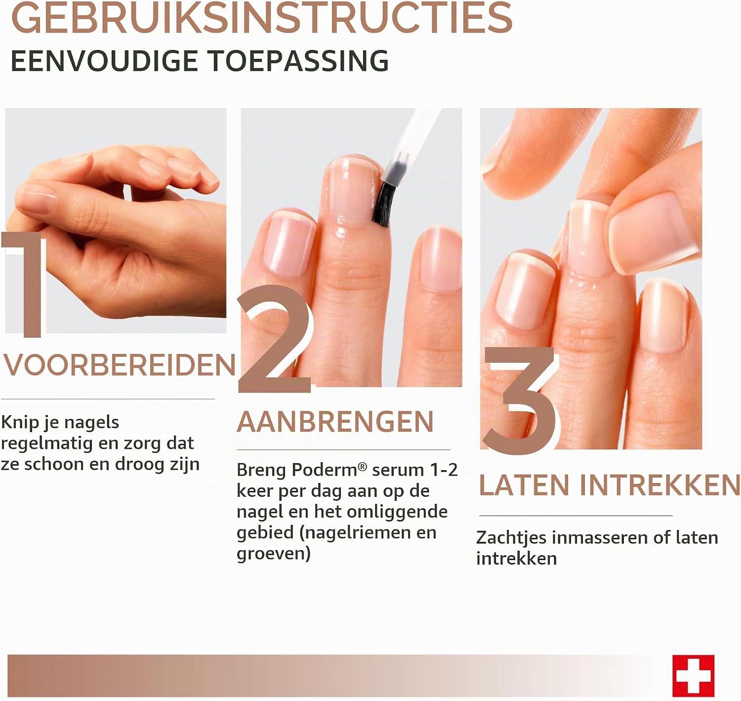 Thumbnail 6 de PODERM 5-in-1 Nail Booster Serum met keratine, 6 ml voor broze nagels