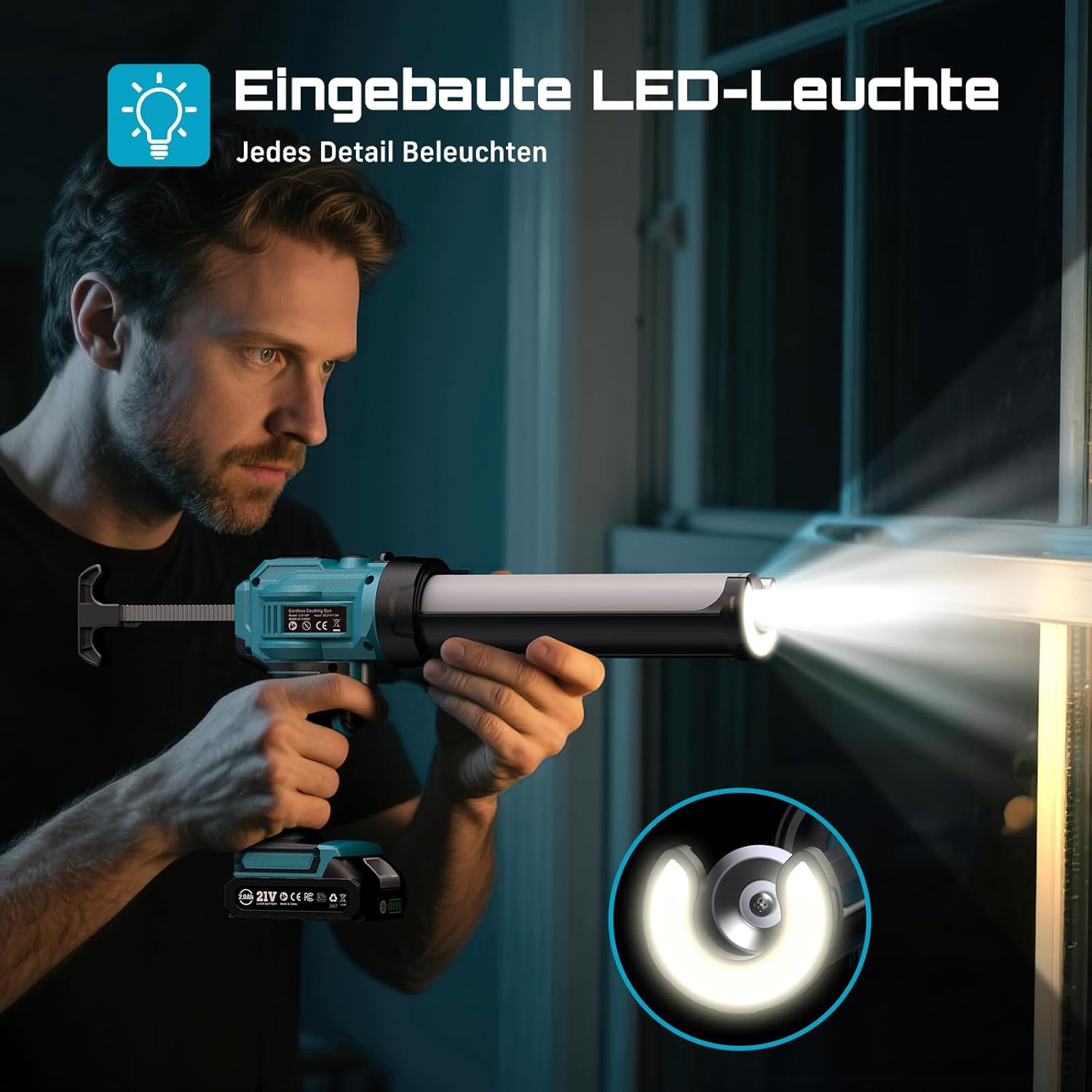 Thumbnail 6 de SEESII Akku-Kartuschenpistole 300 ml 🔧