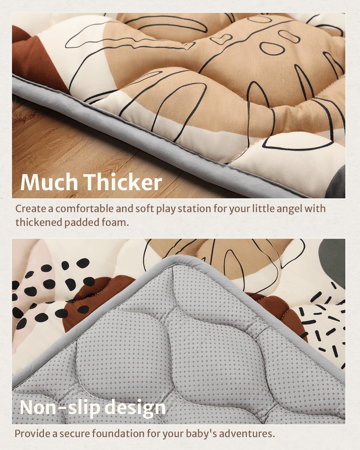 Thumbnail 6 de Blissful Diary Baby Play Mat 71x59 in foam baby playmat