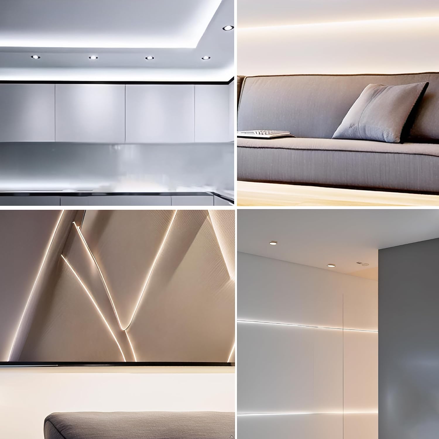 Detalle de Clearhill 5VCOBUSB-2-6000K COB-ledstrip, 2 m, koud wit 6500 K, USB