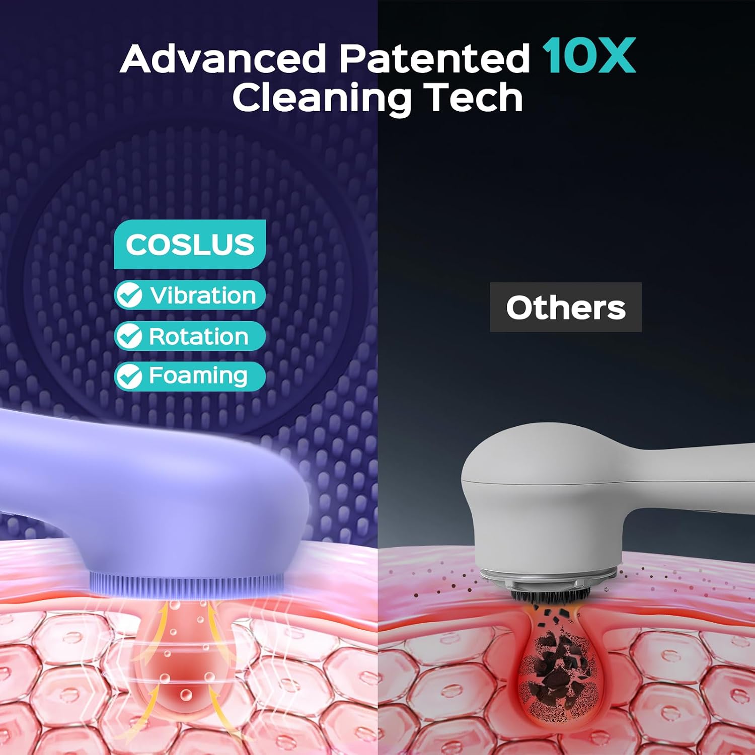 Thumbnail 2 de COSLUS Facial Cleansing Brush FBS03