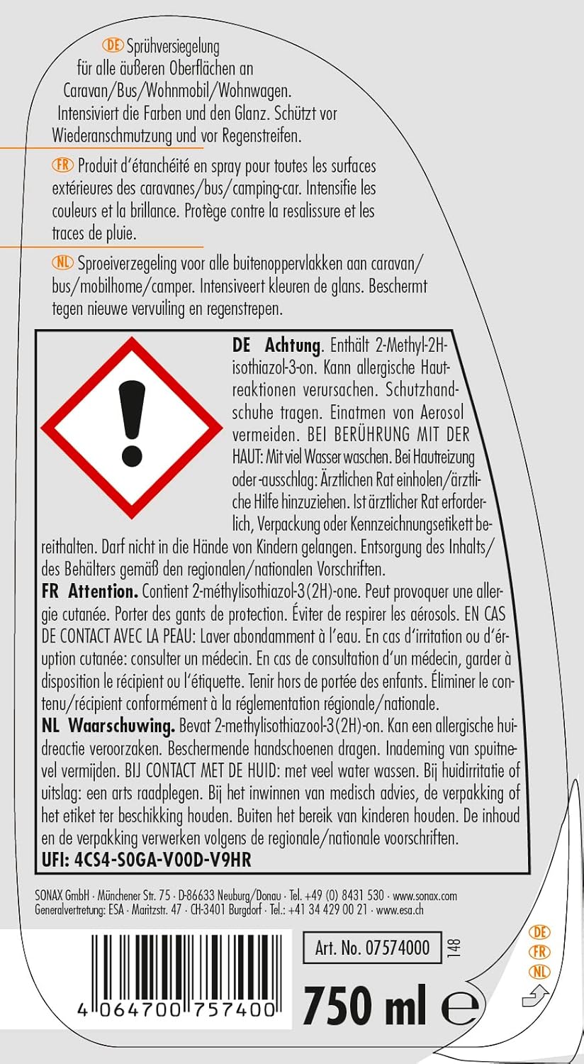 Thumbnail 2 de SONAX Caravan AktionsSet (Art-Nr. 07008410) – Rundumpflege fürs Wohnmobil mit Tasche (7-teilig)