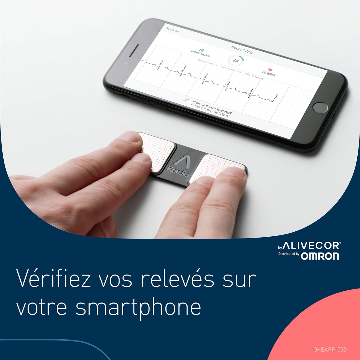 Thumbnail 5 de AliveCor KardiaMobile Moniteur ECG 30 secondes