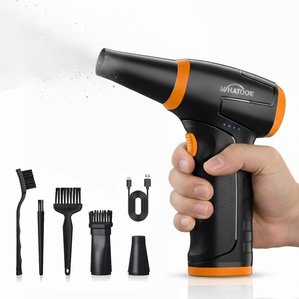 Thumbnail 6 de WHATOOK A1 Max souffleur d’air comprimé PC sans fil à batterie 8000 mAh, 4 vitesses et LED