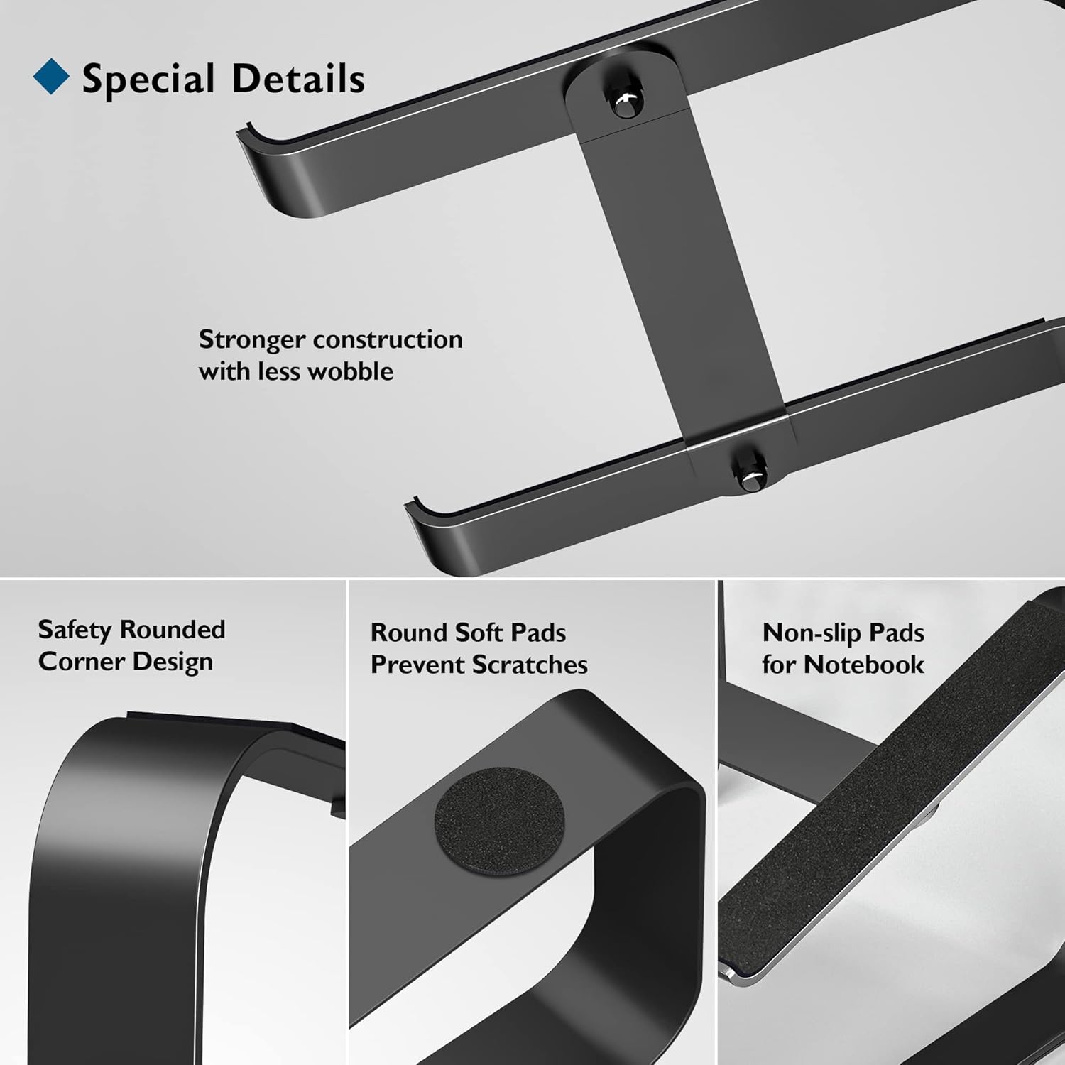 Thumbnail 6 de BONTEC Ergonomischer Laptop‑Ständer für 10–17,3" Laptops