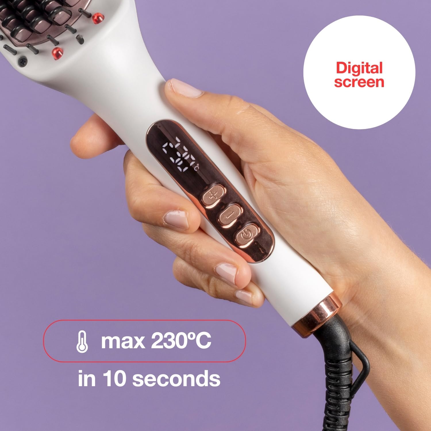 Detalle 2 de Solac Expert Ion Brush brosse lissante 65W 💇♀