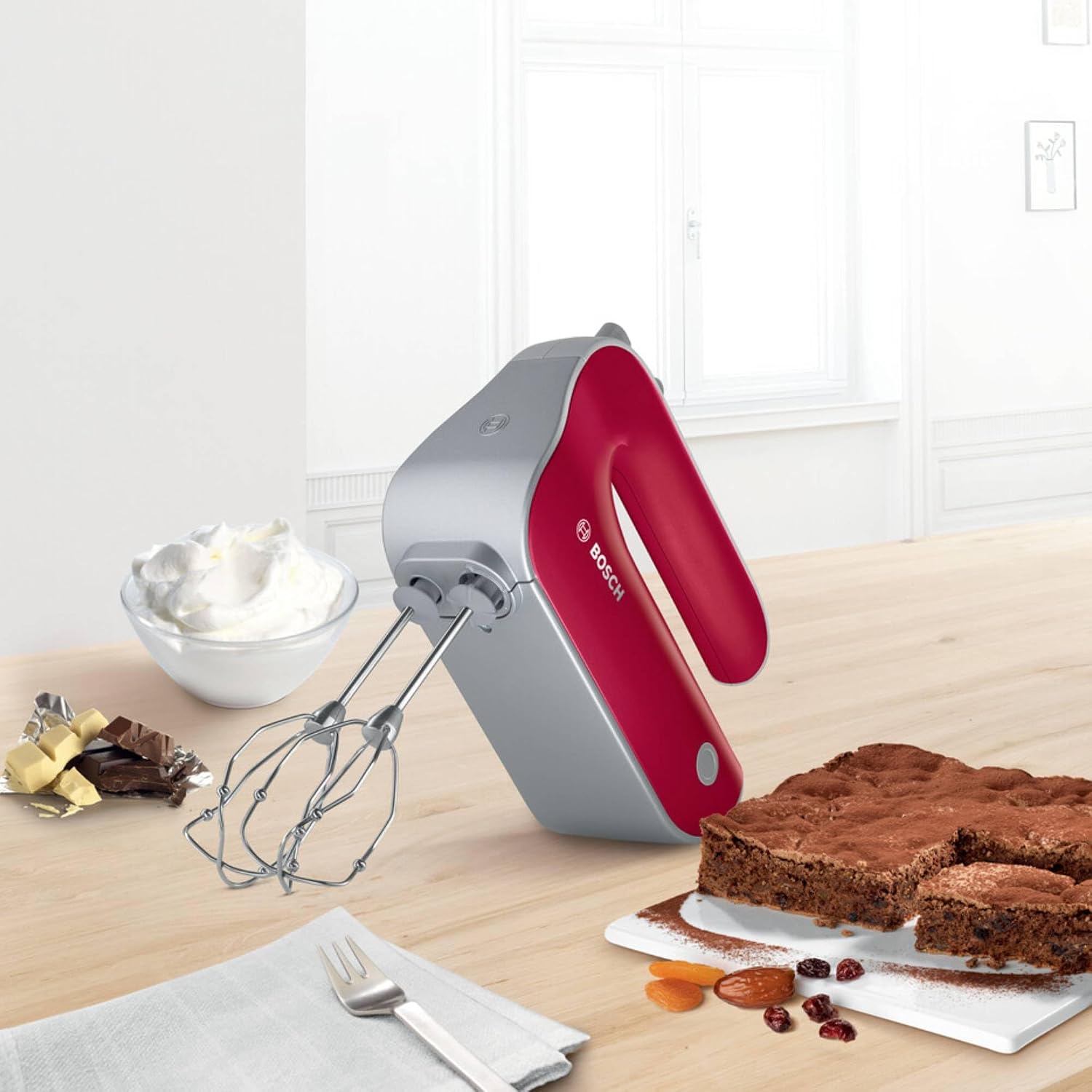 Thumbnail 6 de Bosch Batidora Styline MFQ40303 500W roja