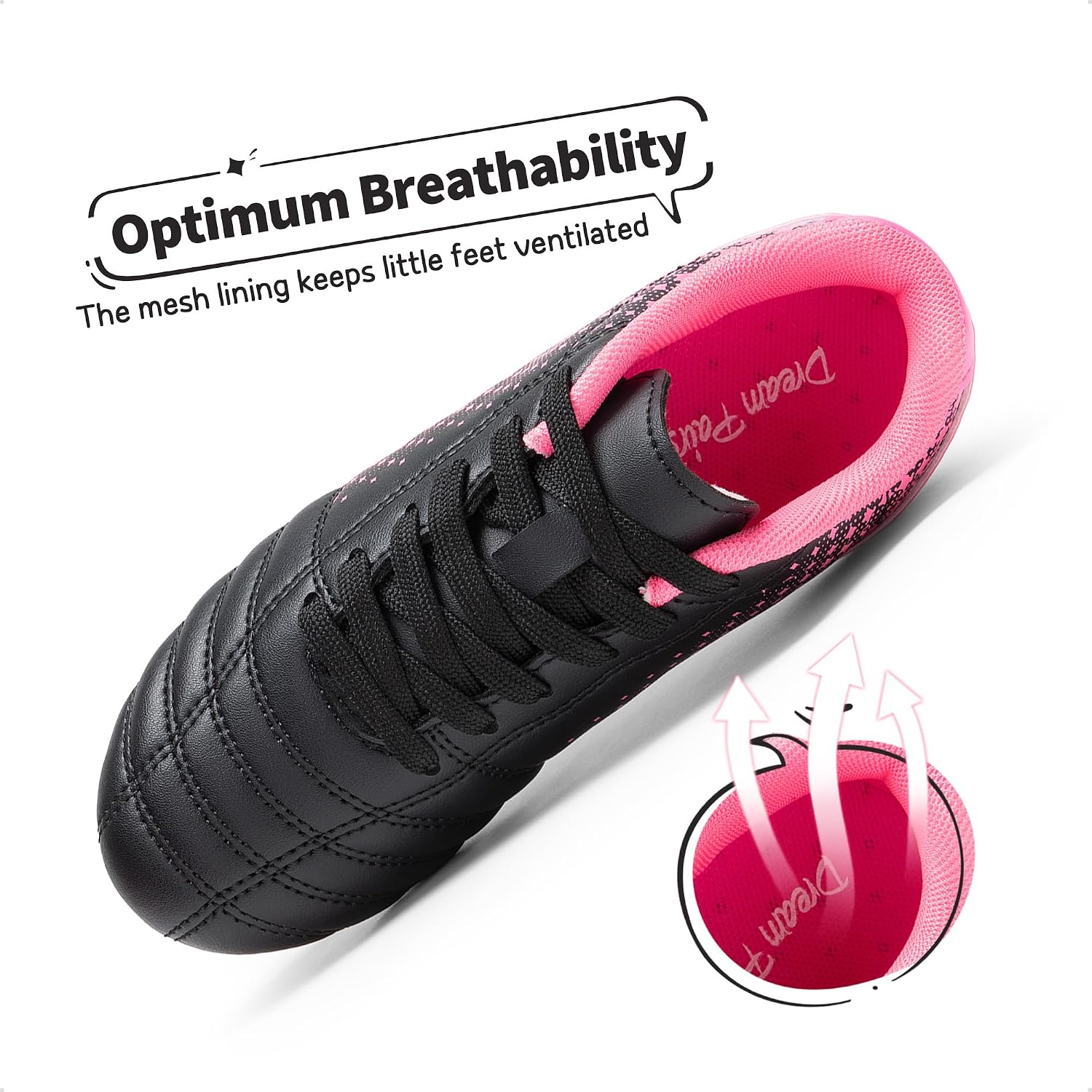 Detalle de DREAM PAIRS Boys & Girls Outdoor Sport Football Shoes Soccer Cleats (Little/Big Kid)