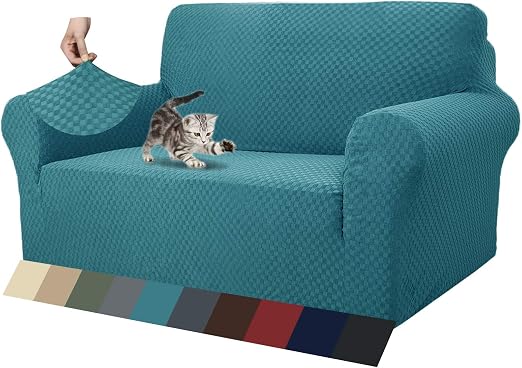 Detalle de MAXIJIN Fundas Jacquard 2 Plazas 🌟 Antideslizantes para Sofá y Perro