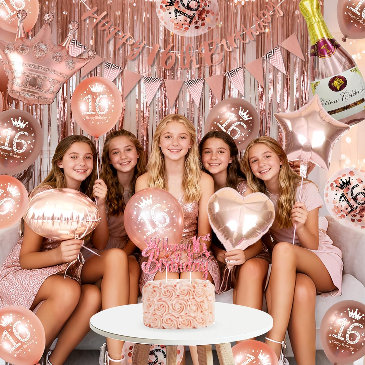 Thumbnail 3 de VICTERR Sweet 16 balloon set 16