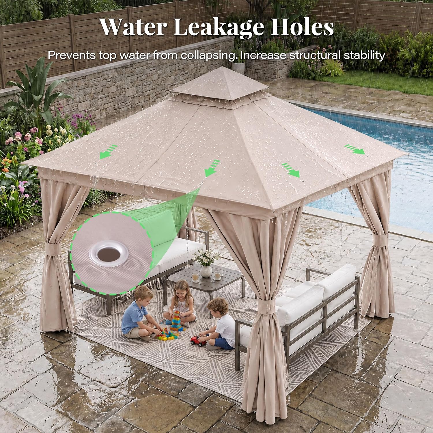 Thumbnail 6 de LAUSAINT HOME Gazebo Canopy 10x10