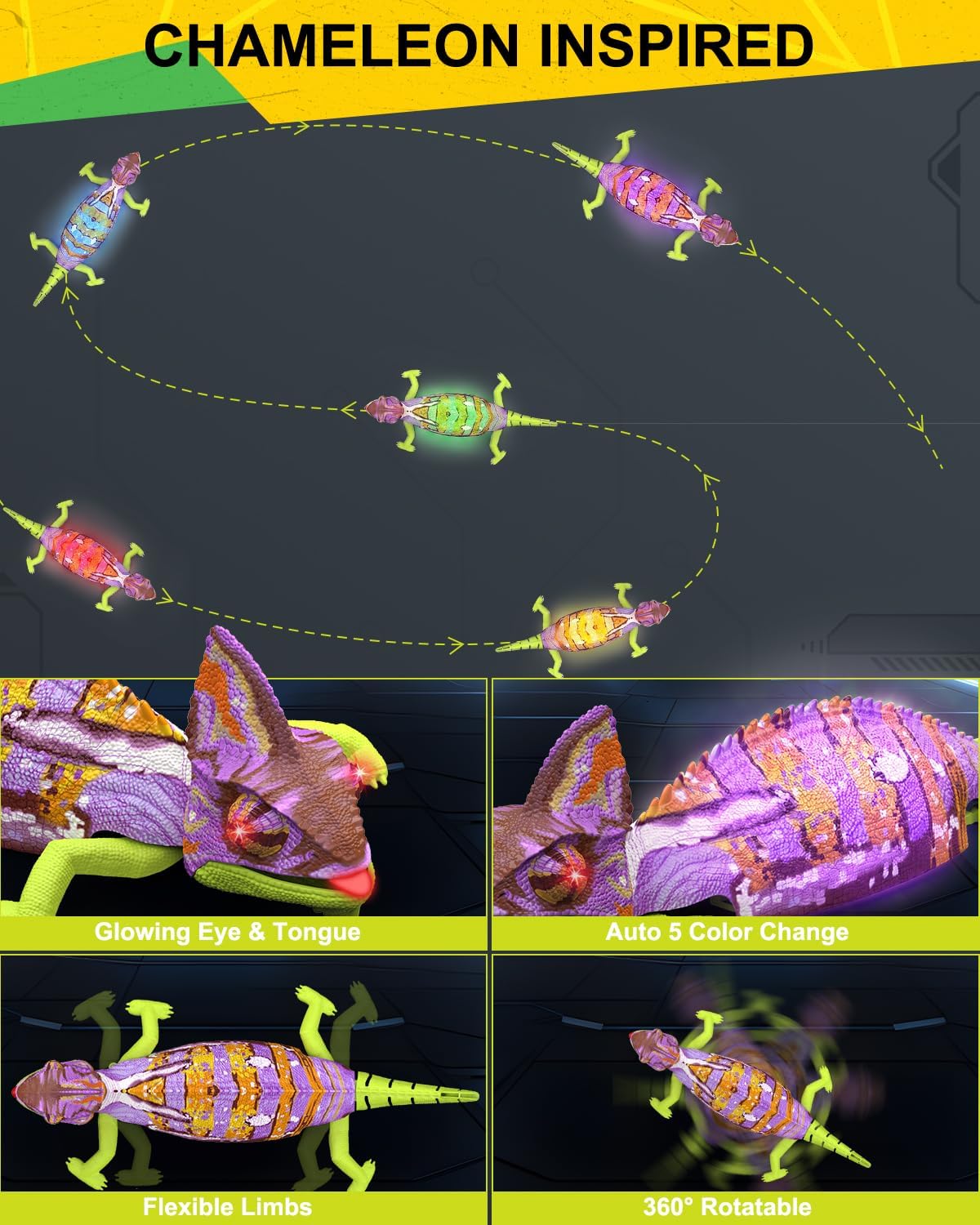 Detalle 2 de Wall-Climbing Gecko Toy