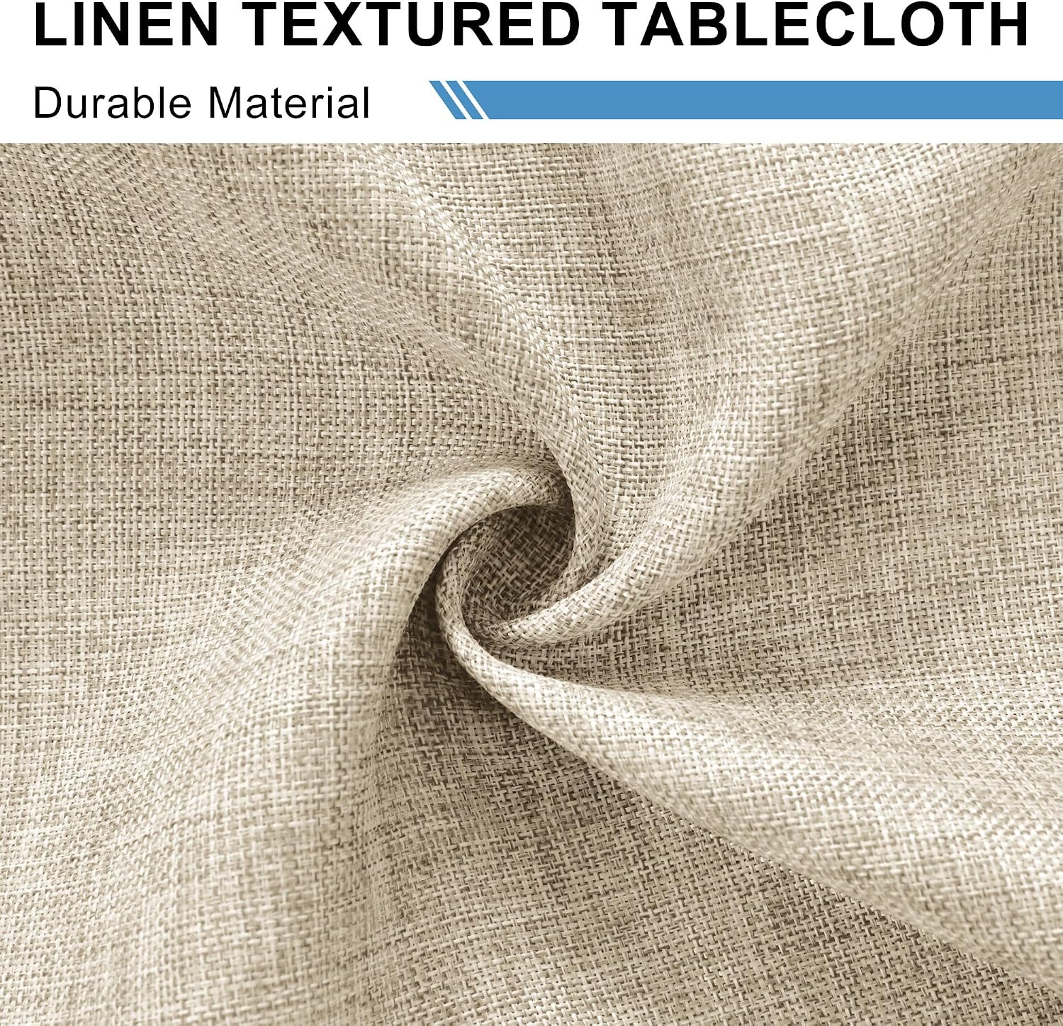 Thumbnail 4 de DWCN Mantel de lino beige 135 x 160 cm