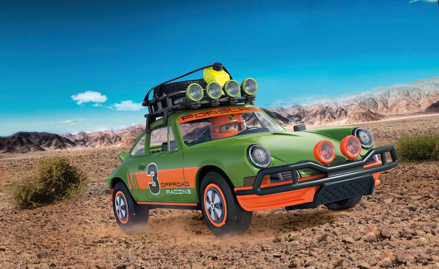 Detalle de PLAYMOBIL Cars Porsche 911 Carrera RS 2.7 Offroad (71436) – Sammelauto oder Spielzeug ab 5 Jahren