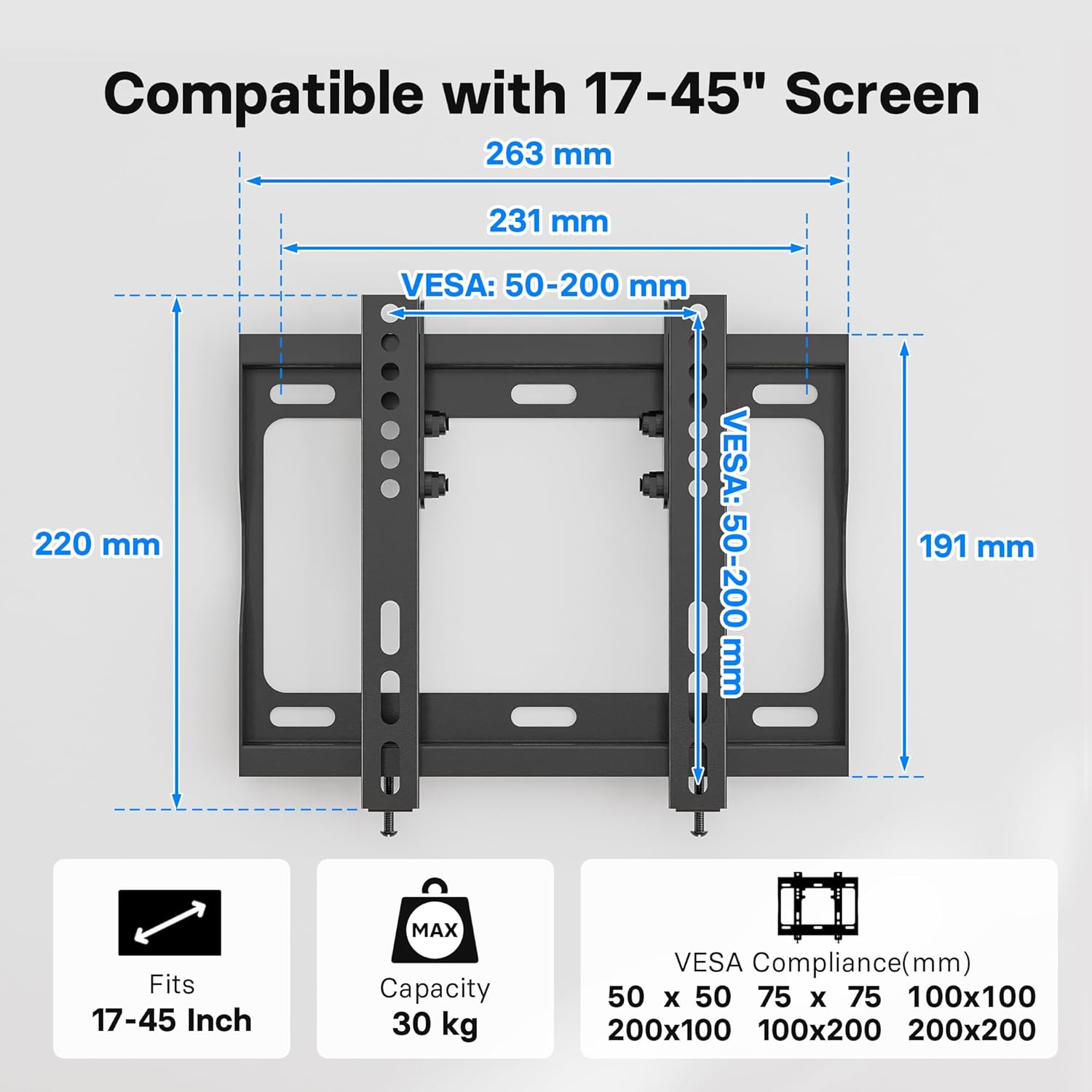 Thumbnail 4 de BONTEC Low Profile TV Wall Mount 30mm