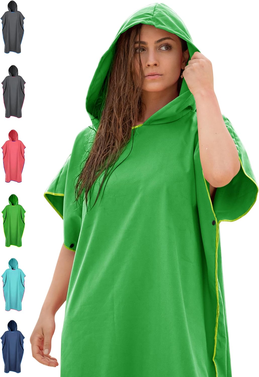 Thumbnail 6 de NirvanaShape Serviettes Microfibre : poncho de bain absorbant et léger, idéal pour le voyage, le sport et le yoga