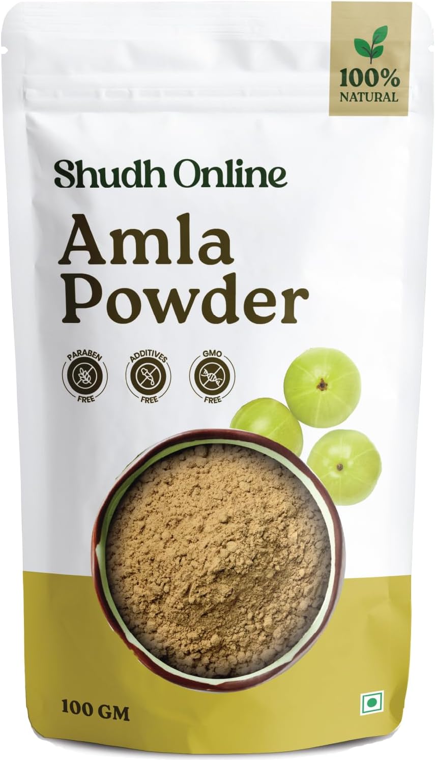 Detalle de Homeda Amla アムラパウダー 頭皮・髪用、単一成分・充填剤不使用