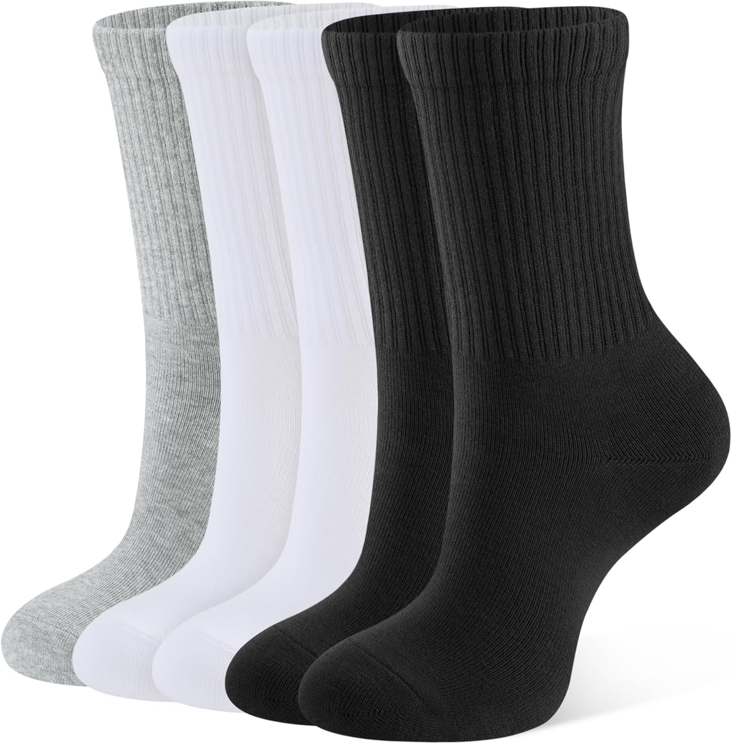 Detalle de CLOSEMATE crew socks 5 pairs cotton