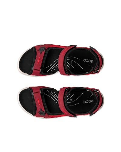 Detalle de ECCO Damen OFFROAD YUCATAN Brick/Rot 40 – Allround-Sandal mit RECEPTOR-Technologie