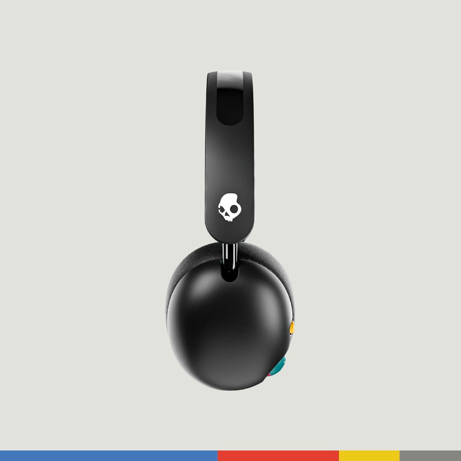 Detalle 2 de Skullcandy Grom Over-Ear Wireless-Kopfhörer (45 Std. Akkulaufzeit) mit Lautstärkebegrenzung – Schwarz