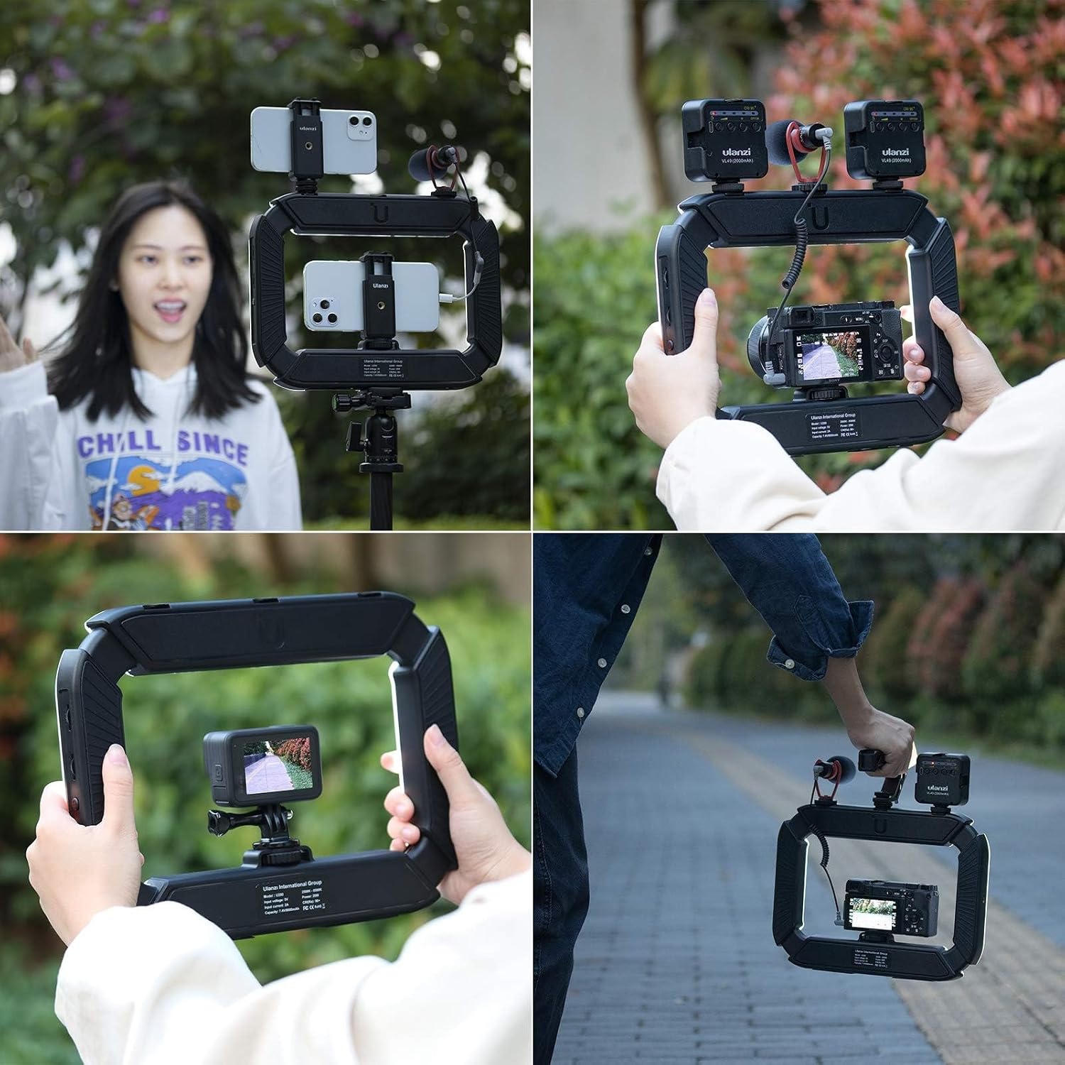 Thumbnail 6 de ULANZI U-Rig Smartphone Video Rig avec lumière et stabilisateur portable