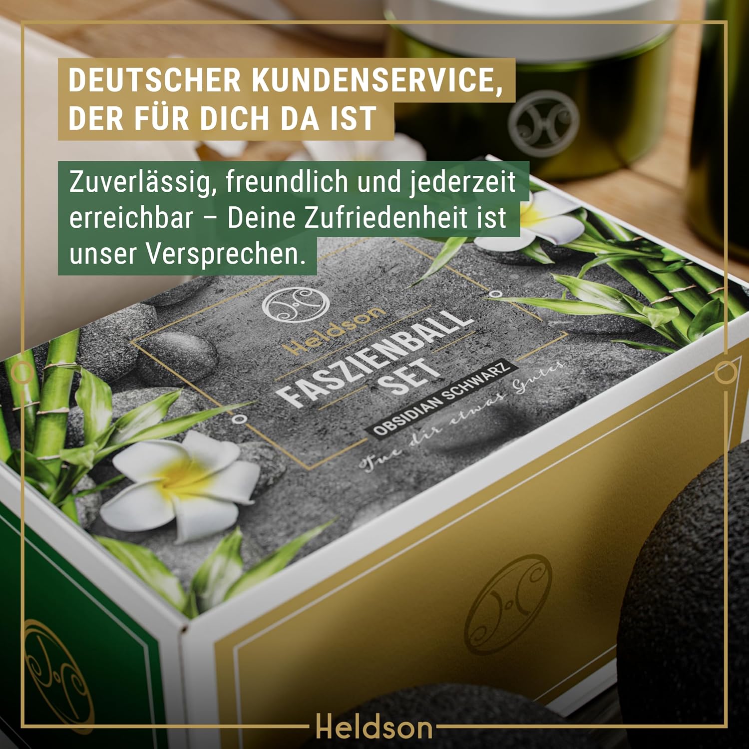 Thumbnail 4 de HELDSON Premium Faszienball 2er Set 6cm & 8cm