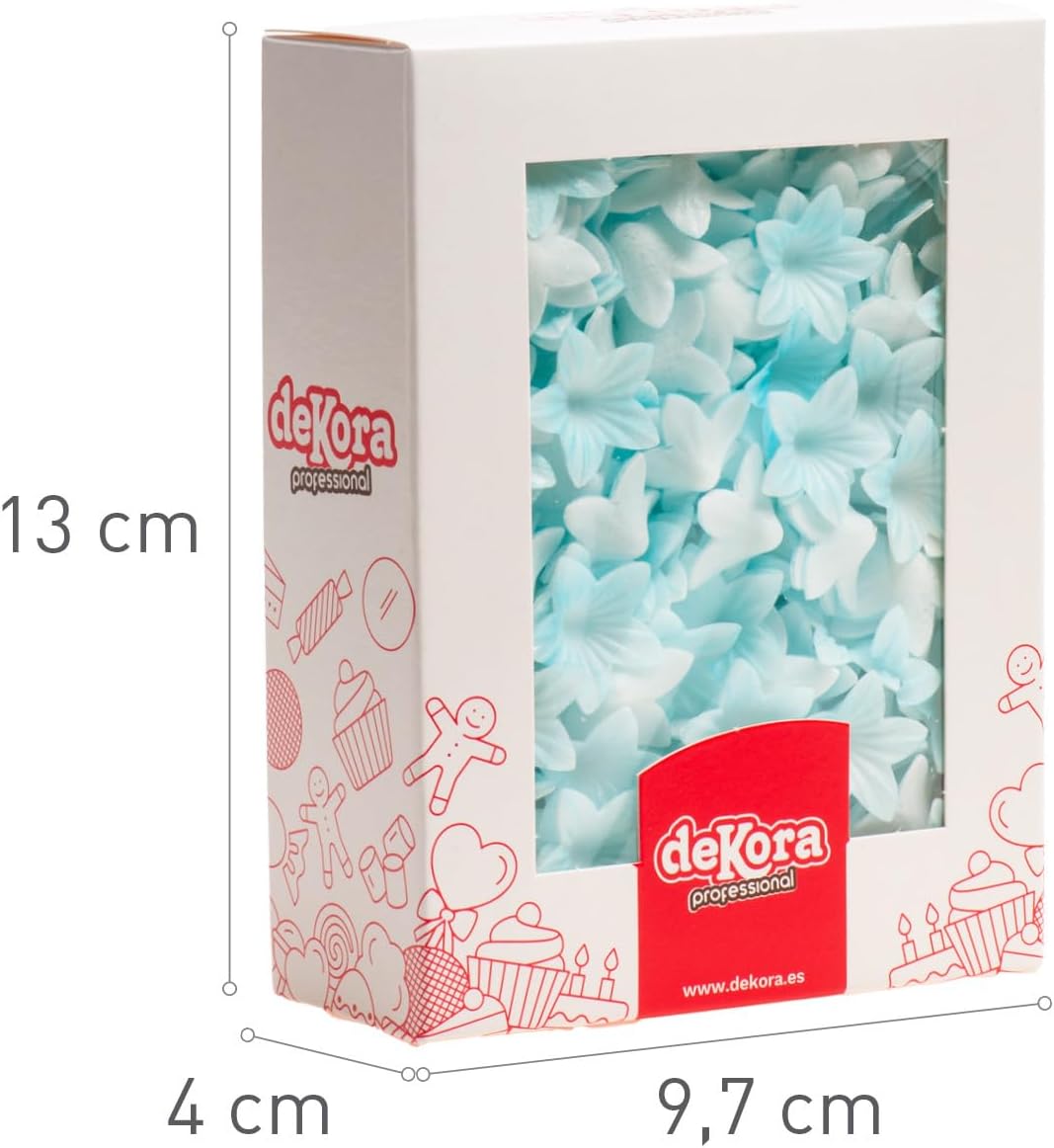 Thumbnail 2 de dekora Tortendeko Essbar Oblatenblumen – 400 mini-Blumen, 2 cm, glutenfrei, laktosefrei