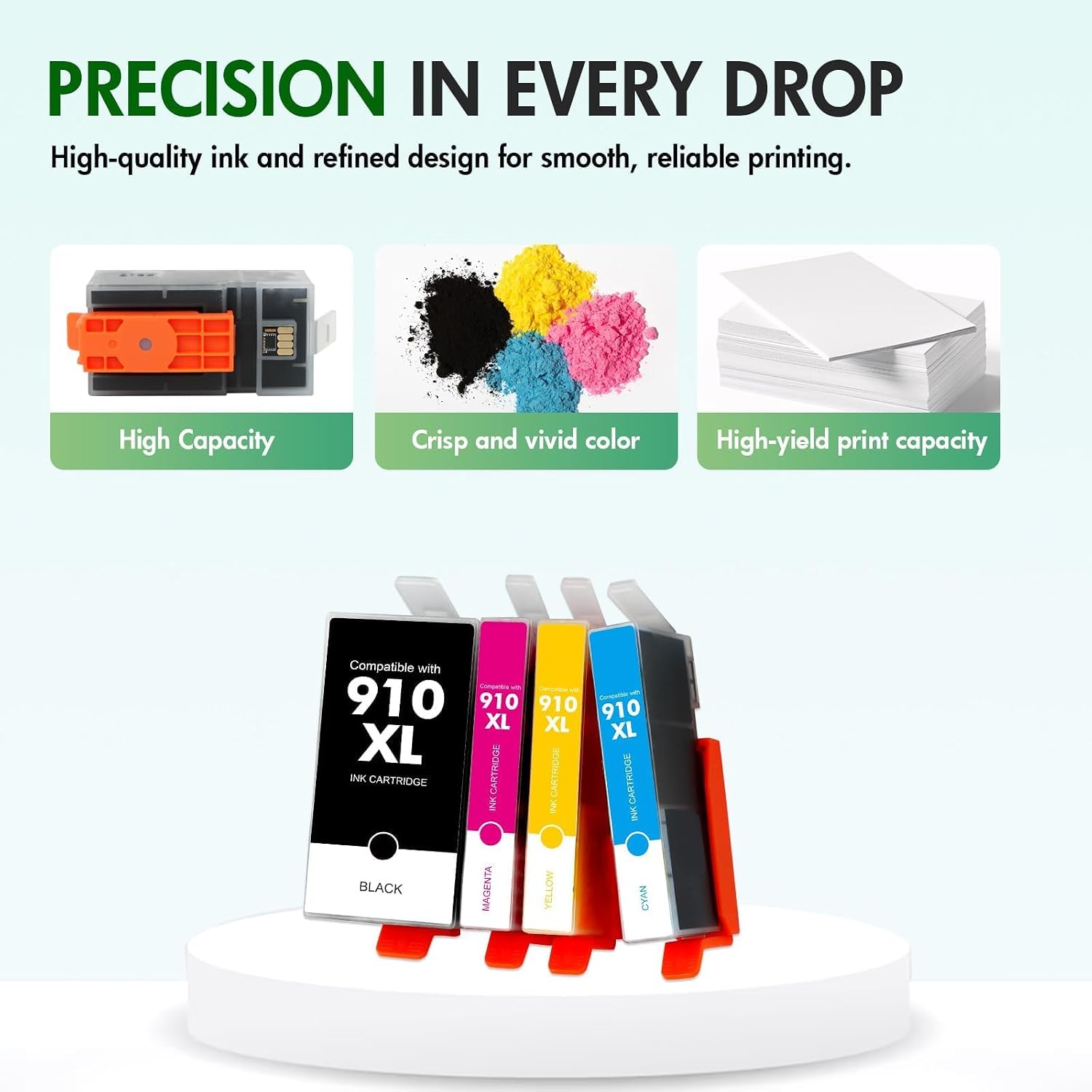 Detalle de 910XL Ink Cartridges, 4-Pack