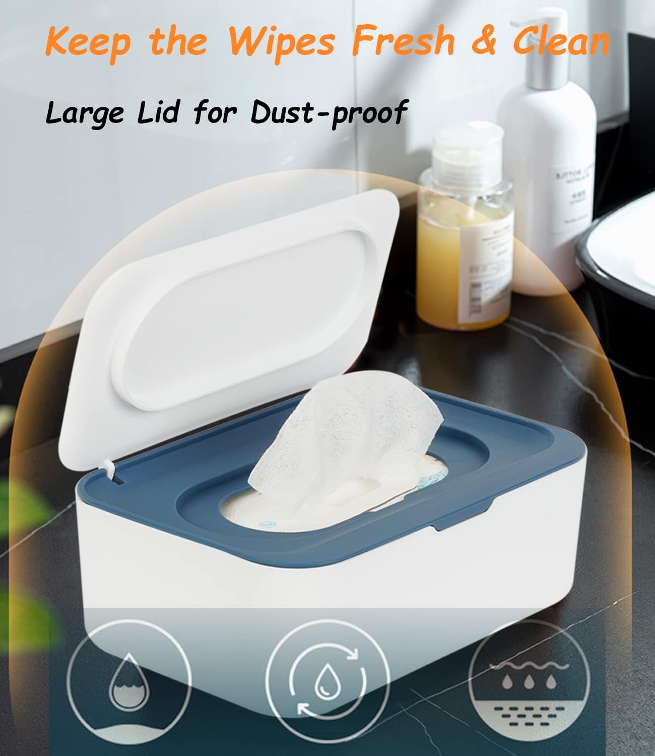 Thumbnail 1 de Seposeve Refillable Wipe Dispenser — Blue