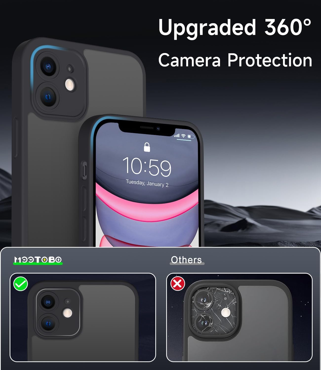 Thumbnail 1 de Mootobo iPhone 11 case 10FT protection