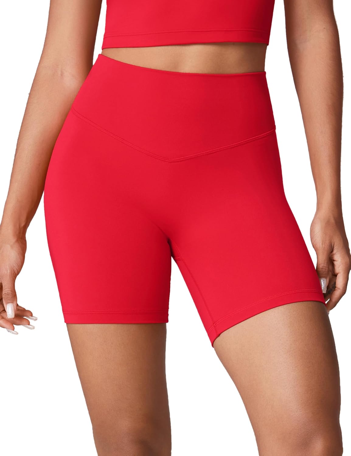 Thumbnail 6 de UNISSU Hugcurve No Front Seam High Waisted 6-Inch Biker Shorts for Women