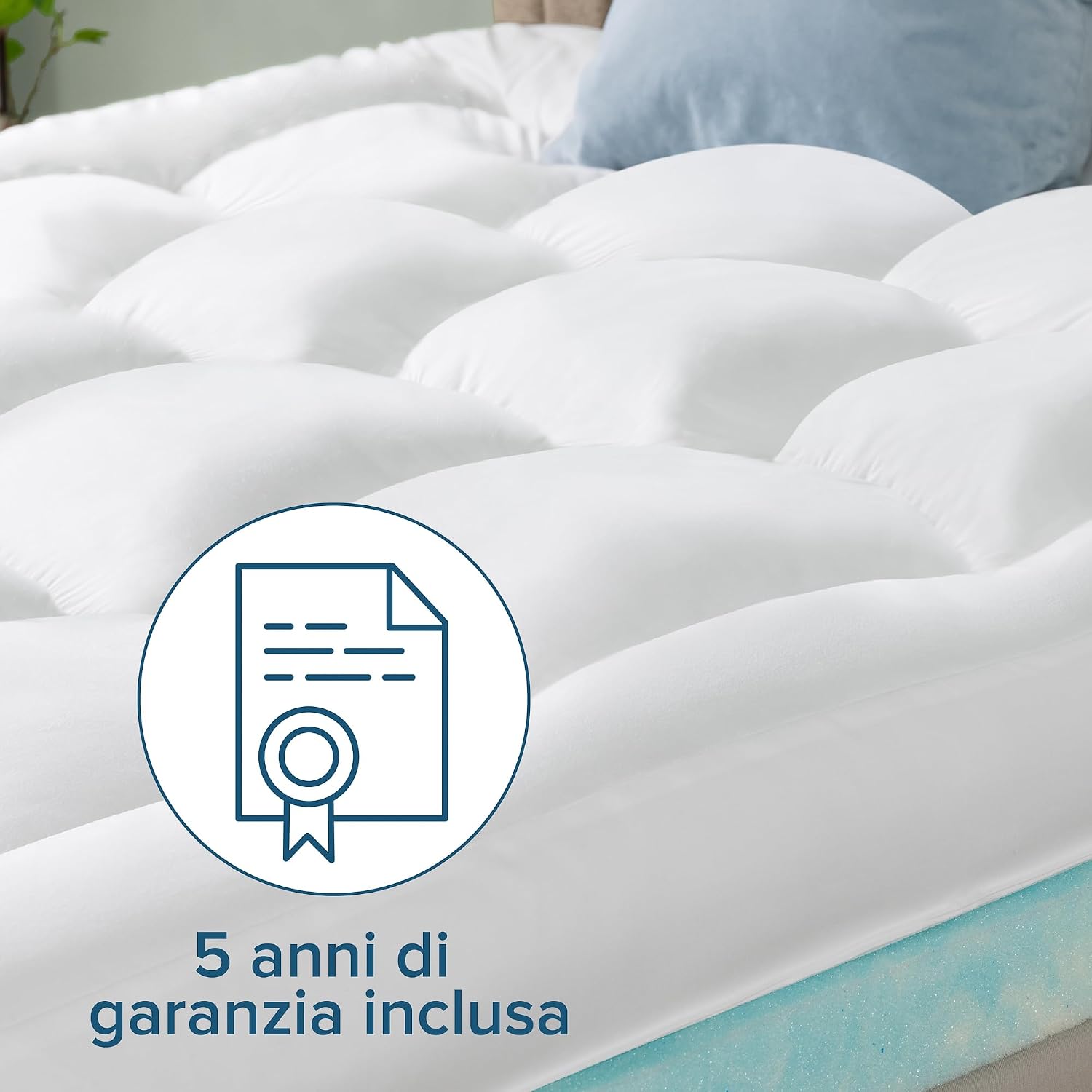 Thumbnail 2 de Zinus Topper Materasso 160x190 cm – 10 cm, Schiuma Cooling Airflow, Traspirante e Rigidezza Media