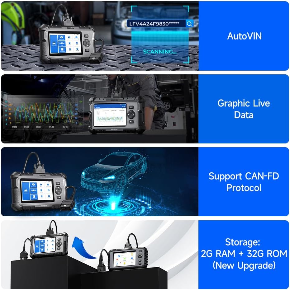 Thumbnail 6 de TOPDON AD500 OBD2 Scanner: Car Code Reader and Diagnostic Tool