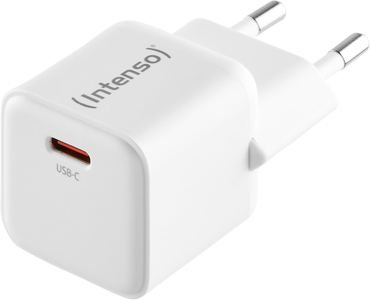 Detalle de Intenso Power Adapter W30C GaN – 30-W-USB‑C-Ladegerät mit Power Delivery (PD), EU-Stecker (weiß)