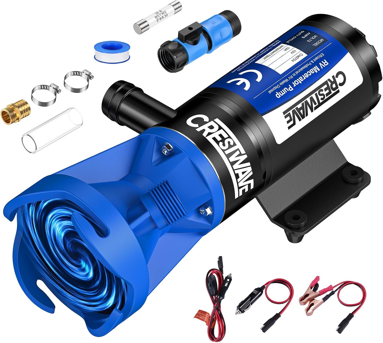 Thumbnail 6 de CrestWave RV Macerator Pump 12GPM