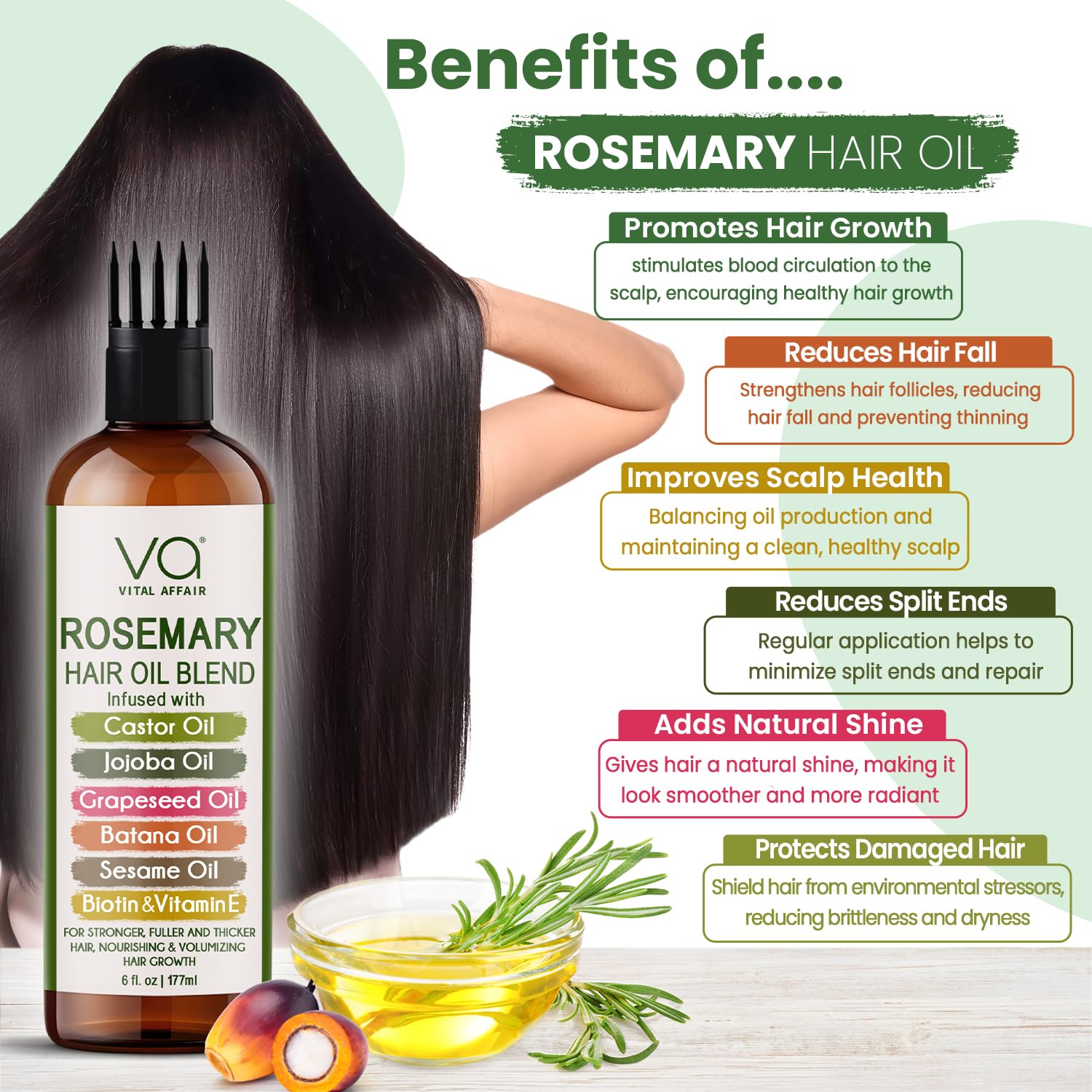 Thumbnail 6 de VITAL AFFAIR Rosemary Oil 6 Fl Oz ๐