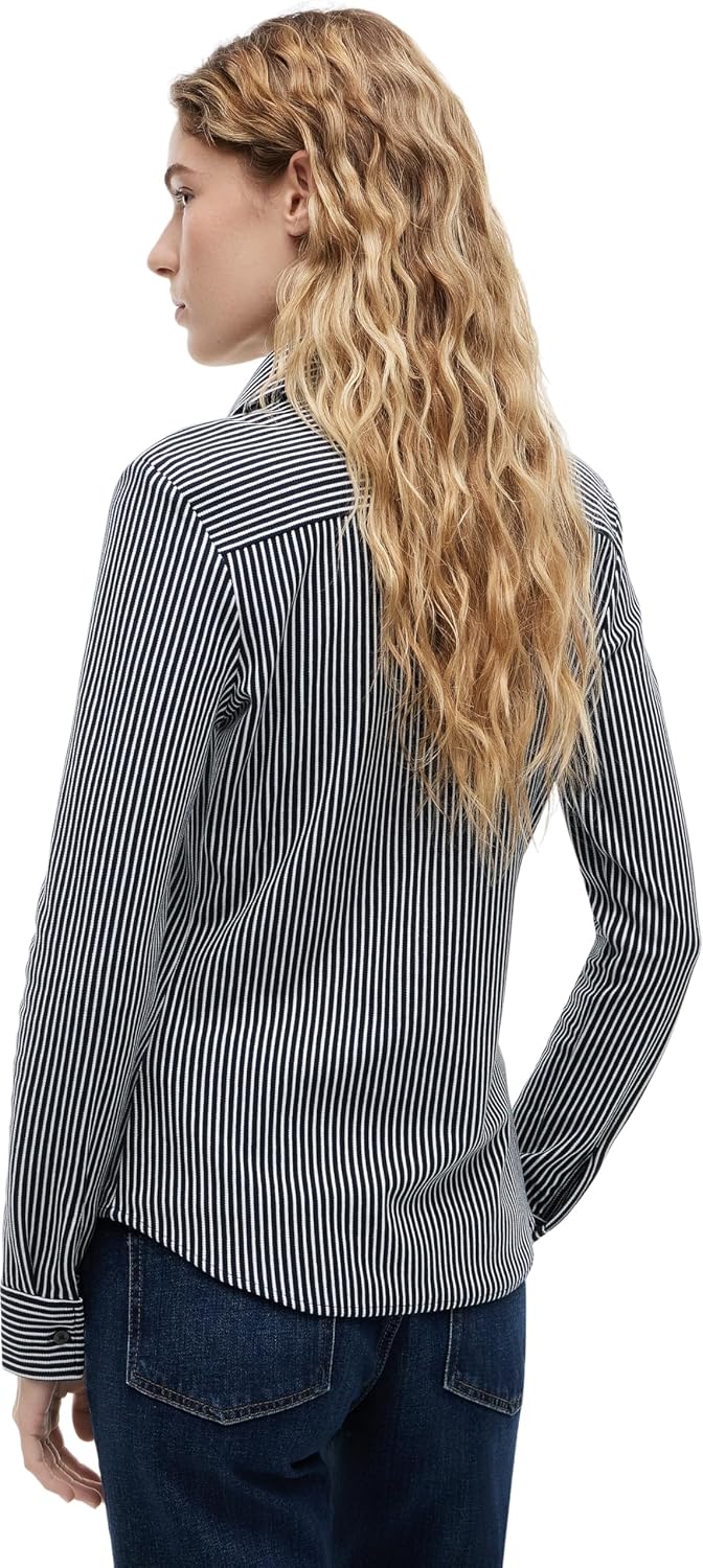 Detalle 2 de Tommy Hilfiger Women’s 1985 Slim Shirt with Pointed Collar