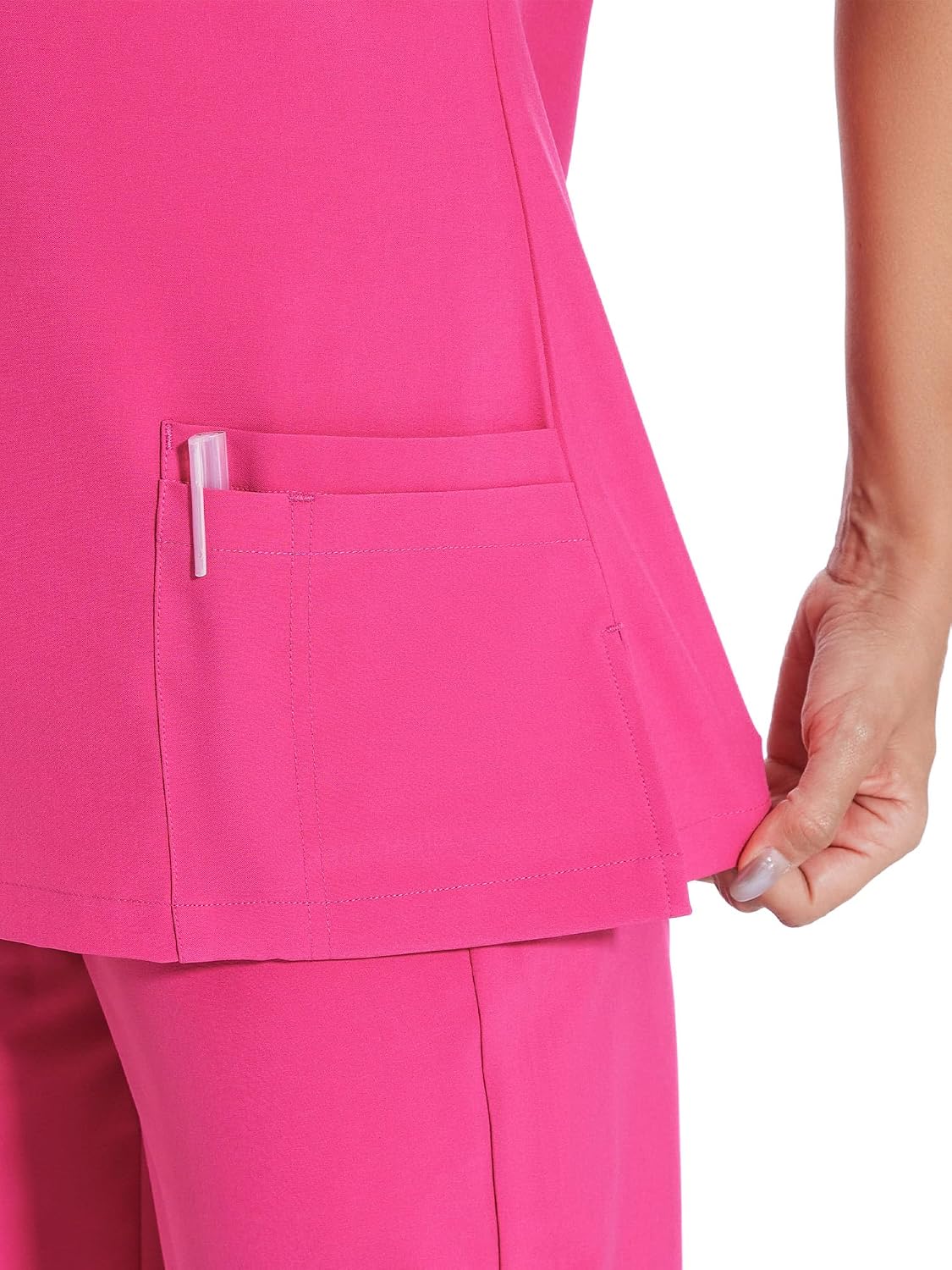 Thumbnail 4 de COZYFIT Women's Scrub Set with V-Neck Top, Jogger Pants and Stretch Fabric